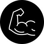 Strong arm icon