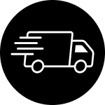 Truck moving icon